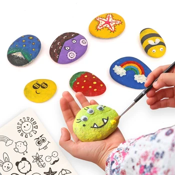 Rock Slikarstvo Ustvarjalne Pisane ic, Kamna Obrti, Umetnosti Barve Grafitov Igrača Kompleti za Otroke