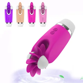 12 Hitrost Polnjenja Ustni Lizanje Vibrator Roller Prsi Masaža Klitoris Stimulator Klitorisa Vibrator Adult Sex Igrače za Ženske, Moške