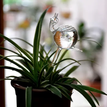 Houseplant Samodejno Self Zalivanje Stekla Ptica Zalivanje Pločevinke Cvetja, Okrasnih Rastlin prozornega Stekla Zalivanje Napravo 12 Oblike HH* *