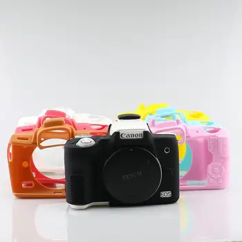 Selens Fotoaparat, Mehko Silikonsko Ohišje Zaščitni Pokrov Za Canon M50 Mirrorless Sistem Fotoaparata, Gume, Kože Primeru