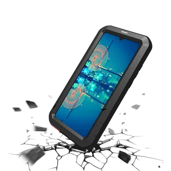 Kovinski oklep Polno Kritje Primeru Telefon Za Huawei P20 P30 P40 Mate 10 20 30 Lite Prostem eksplozijam Nepremočljiva Zaščitna torbica
