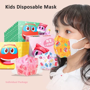 20/30/60pcs Baby Razpoložljivi Masko 3 Slojni Filter Otrok Maske Otrok Zaščitna Usta Masko Mascarillas Posamično Pack