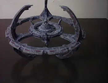 Star Trekk DS9 Deep Space Nine Papir Model Vesoljske Postaje 3D Papir Model DIY Ročno Otrok, Odraslih, Izobraževalne Igrače