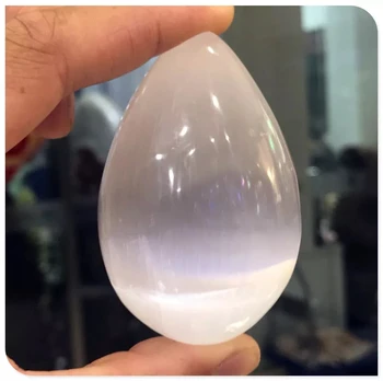 Energetski kamen, Naravni selenit kristalno ge jajce twist točke zdravljenje čakre Božično darilo odstraniti negativno energijo