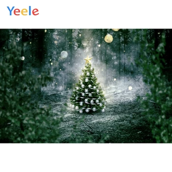 Yeele Božič Photocall Žogo Dekor, Borov Gozd Fotografija Kulise Osebno Fotografske Okolij Za Foto Studio