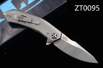 ZeroTolerance Znamke s35vn 0095 Zložljiva titana ročaj Kroglični Ležaj Flipper kuhinja Lov Kampiranje Žep EOS Taktično Orodje nož