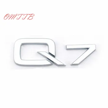 3D ABS Chrome V5 V7 logo Grb Značko avto nalepke za audi Q5 V7 avto zadaj emblem nalepke avto-styling