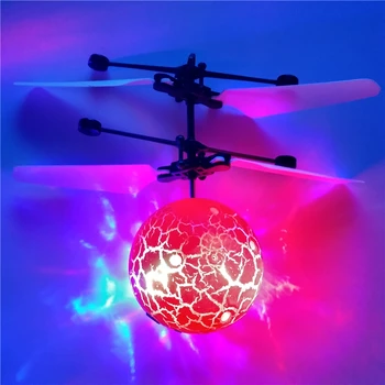 Infrardeči Indukcijske Drone, ki Plujejo pod Flash LED Osvetlitev Žogo Helikopter Otrok Otrok Igrača Gesta-za Zaznavanje Ni Potrebe, Da Uporabite Daljinski upravljalnik U