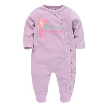 KAVKAS Pozimi Baby Boy igralne obleke Žamet 0-24 mesecev Oblačila z Dolgimi Rokavi Risanka bebe Jumpsuit Dojenčka, Malčka, Pižame
