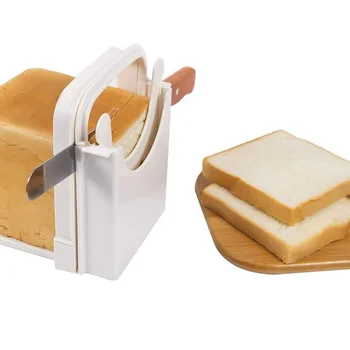 Rezanje Kuhinja Orodje Kruh Slicer Toast Nož Za Rezanje Vodnik Sendviče Stroj Za Rezanje Kruha Rezalnik Štruca Toast Slicer