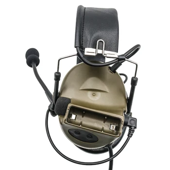 Taktično Comtac II zračno pištolo, vojaške slušalke zmanjšanje hrupa slušalke snemanje lov opreme za varovanje sluha, naušniki, FG