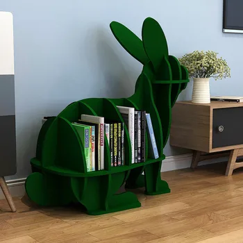 Ustvarjalne Živali-oblikovan Zajec Naslonjač Vrtcu Otroci Pohištvo otroške Knjižne Police Domov Dekoracijo Tla Okraski