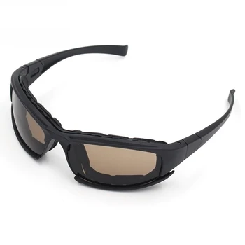Zunanji UV400 Kolesarjenje Moški Ženske očala vojaško različico prostem veter x7 pC objektiv za fotografiranje taktike očala očala bullet
