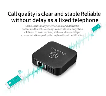 Glocalme Simbox Multi 4 SIM Dual Pripravljenosti 4G Gostovanja Adapter za iPhone, Android, Ni Potrebe Opravlja Delo wi/ WiFi Podatkov, da Bi Klic SMS