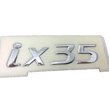 Ix35 dnevnik Zadnja vrata prtljažnika prijavite Avto Zadaj Prtljažnik Emblem ABS Najboljše Chrome Končal Za Hyundai IX35/TUCSON 2010-863102S010