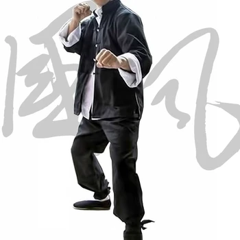 Klasični Kitajski Tang Bo Ustrezala Kung Fu Obleke Bruce Lee Oblačila Wing Chun Taiji Tai Chi Oblačila Sklop Kostum Za Moške