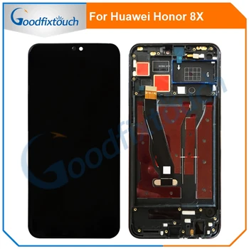 LCD Zaslon Za Huawei Honor 8X JSN-AL00 JSN-L22 JSN-L21 LCD-Zaslon, Zaslon na Dotik, Računalnike Montaža Z Okvirjem rezervnih Delov
