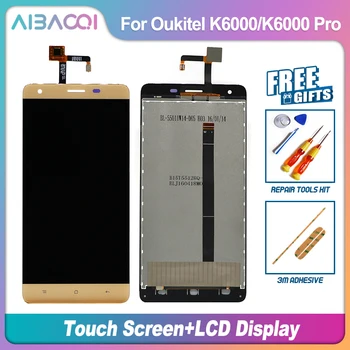 AiBaoQi 5.5 Palčni Zaslon na Dotik+1920x1080 LCD-Zaslon Skupščine Zamenjava Za Oukitel K6000/K6000 Pro Android 7.0