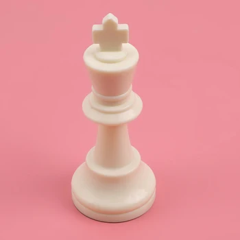 Šahovske Figure 8,5 cm Kralj Chessmen Odraslih Otrok Plastičnih Šah Številke Turnir Igra Igrače Backgammon 1 Nastavite Visoke Kakovosti Varnost Igrač