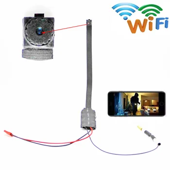 1080P Full HD H. 264 Ultra Mini WIFI Prilagodljiv Fotoaparat, Video Audio Snemalnik Zaznavanje Gibanja Kamere IP P2P Mikro Cam