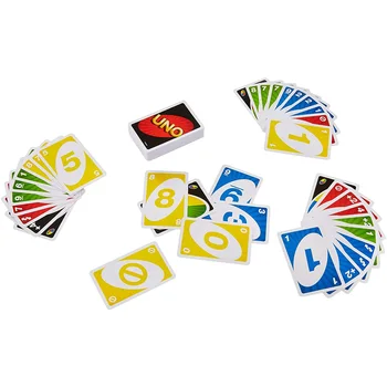 Mattel Igre Igra UNO Kartico Stranka Igrača Družino Smešno Multiplayer Otroci Igrače Zabavno Poker, Igralne Karte,