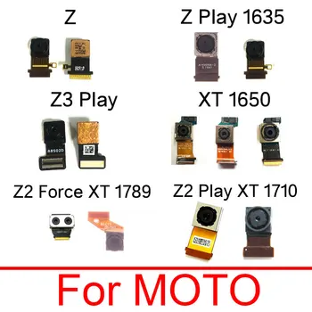 Spredaj & Glavna Kamera Zadaj Za Motorola Moto Z Z2 Z3 Igrajo Sila Majhna & Velike Nazaj Modula Kamere Flex Kabel Za Popravilo Nadomestni Deli