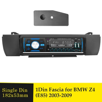 1DIN avtoradio Fascijo za BMW Z4 E85 2003-2009 Audio CD in DVD Predvajalnik, Stereo Plošča Vmesnik Dash Trim Installation Kit Okvirja Okvir