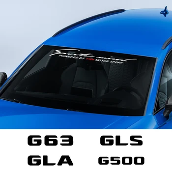 Vetrobransko steklo avtomobila Motorsport Nalepke Za Mercedes W124 W203 W204 G63 G350d G500 GLA GLA43 GLB GLC GLC43 GLE GLE63 GLK GLS GLS63 ML