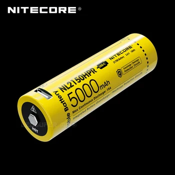 5000mAh 15A NITECORE NL2150HPR 21700 Visoko Možganov USB-C Polnilna Litij-ionska Baterija za Polnjenje z Vrata