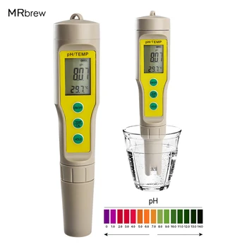Strokovno Mini PH Meter Samodejno Popravljanje Nepremočljiva Kislost Meter Pero Tip Kakovosti Analiza Naprave Z Osvetlitvijo