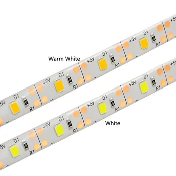 Infrardeči PIR Senzor Gibanja Kuhinjo LED Luči DC 5V Trak Lučka Za Omaro, Predalnik Dekoracijo Sten Pod Posteljo Svetlobe 1m 2m 3m