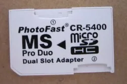 5pcs/veliko cr-5400 za psp tf kartico sd, ms pro duo, reža za pomnilniško kartico adapter