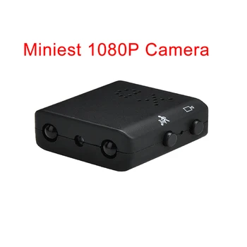 Mini Fotoaparat, Full HD 1080P Home Security Kamere Cam Zaznavanje Gibanja Video Snemalnik Nočno opazovanje Mikro Skrivnost