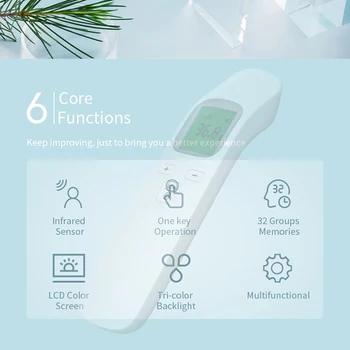 NOVO Infrardeče elektronski termometer gospodinjstvu otrok, dojenček termometer medicinsko natančnost ušesni termometer Impulz Prst Oximeter