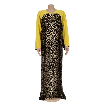 Afriške Obleke Za Ženske Do Leta 2020 Dashiki Leopard Moda Poletni Obleki Šifon Mozaik Široko Roke Maxi Dolgo Priložnostne Vestidos