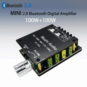 ZK-1002L MINI Bluetooth 5.0 DC 5-24V Brezžični o Digitalni Ojačevalnik Stereo Odbor 100Wx2 Bluetooth Ojačevalnik Ojačevalnik
