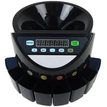 220V/110V električni kovanec razvrstilnik Led Zaslon Digitalni Avtomatske Elektronske Kovanec Števec Razvrstilnik Pralni XD-9002 (Lahko po Meri )