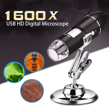 1600X USB Digitalni Mikroskop 8 LED Magnifier Kamera za Android, ios (iPhone, iPad Elektronski Stereo USB-Endoskop Za Telefon, RAČUNALNIK