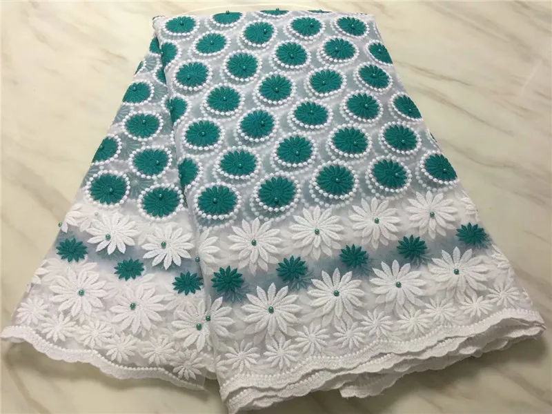 Bele čipke tkanine visoke kakovosti afriki čipke tkanine z biseri 2018 najnovejše nigerijski til tkanine, čipke za poroko