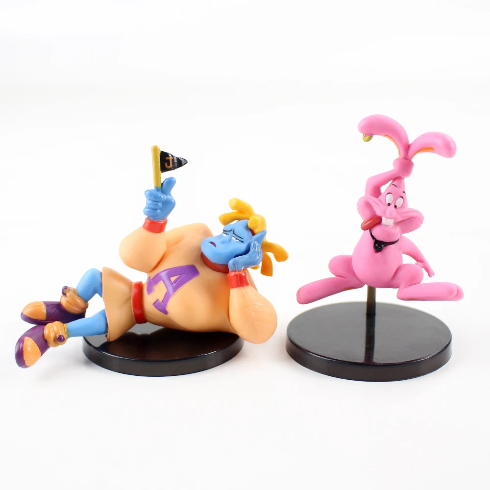 5pcs/set WCF Aladdin Čarobno Svetilko Duh, Mini PVC figuric Igrače Zbirateljske Model Lutke