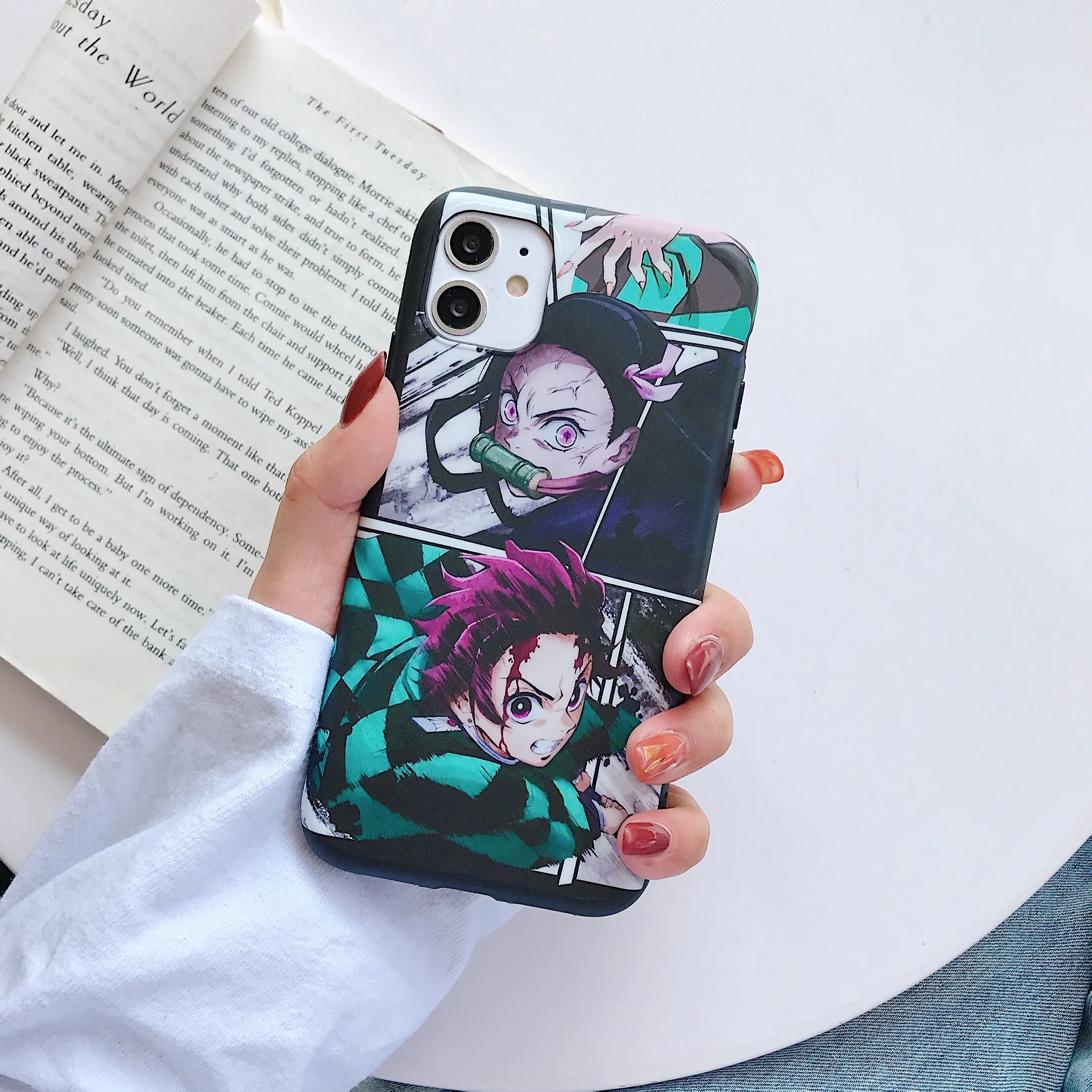 Najnovejši Japonska Demon Slayer Primeru za iphone 11 pro 6 6s 7 8 plus X XR XS Max telefon primerih Anime Kimetsu ne Yaiba TPU kritje Coque