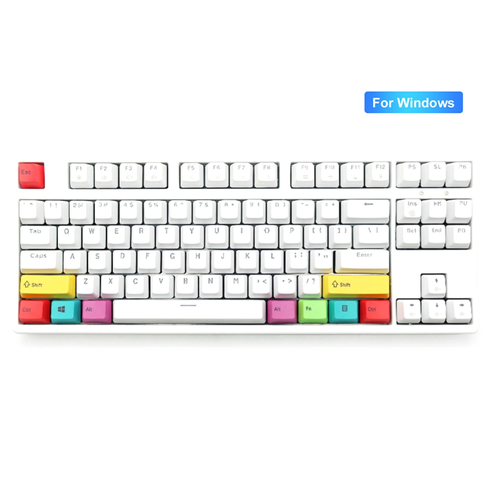 10Pcs/Set Univerzalnih Mehanska Tipkovnica, Multi-Color, Barvna usklajenost Načrta 10pcs Tipke Sprednji Strani za Tiskanje Keycaps Zajema