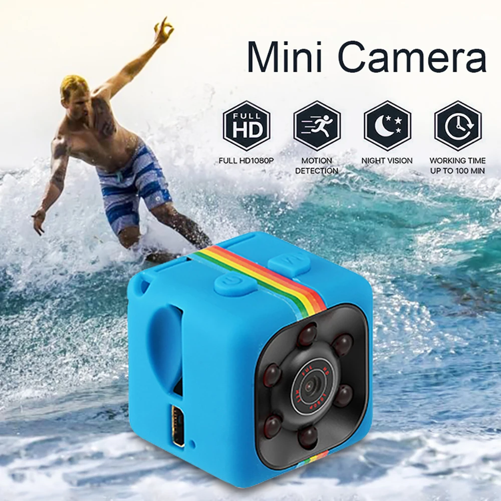 SQ11 Mini Kamere Šport DV Night Vision Senzor Kamere Gibanja DVR Mikro Kamera Video mala Kamera HD 1080P kamera 32GB Pomnilniško kartico