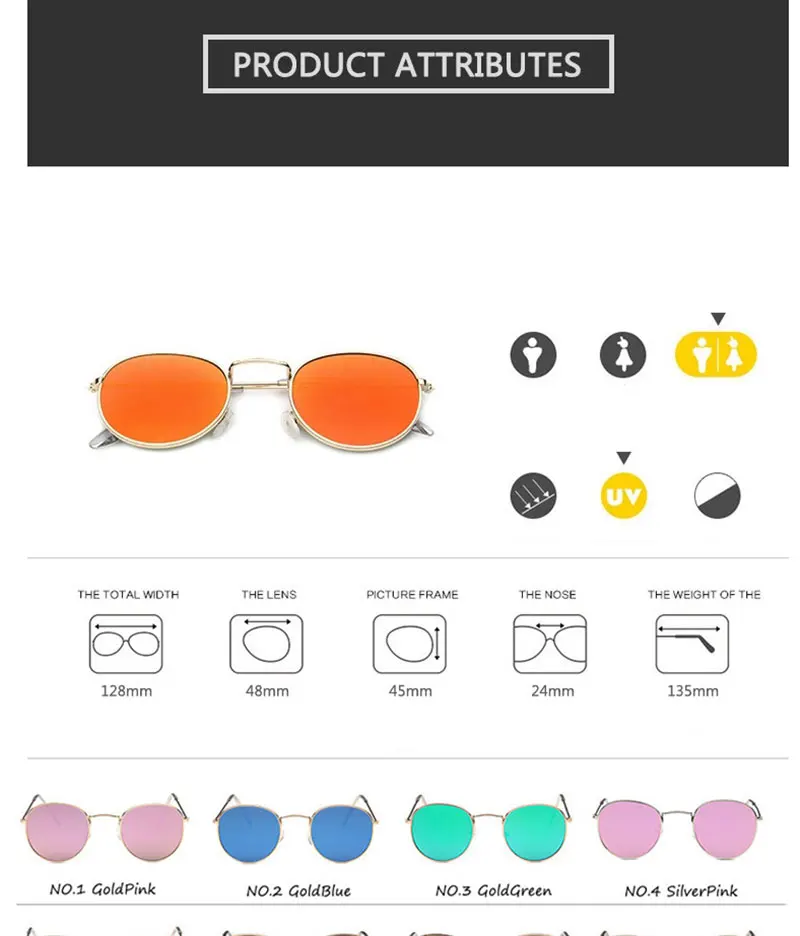 Luksuzni letnik Ogledalo 2021 Oblikovalec blagovne Znamke sončna Očala Ženske/Moški Klasičnih Krog Prostem sončna Očala UV400 Oculos De Sol Gafas E147