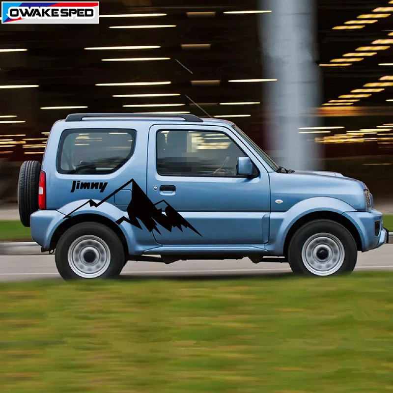 Gorsko Grafični Vinil Dogovor Za Suzuki Jimny OFF ROAD Styling Vrata Avtomobila Strani Dekor Nalepke Auto Telo, Zunanjost Dodatki