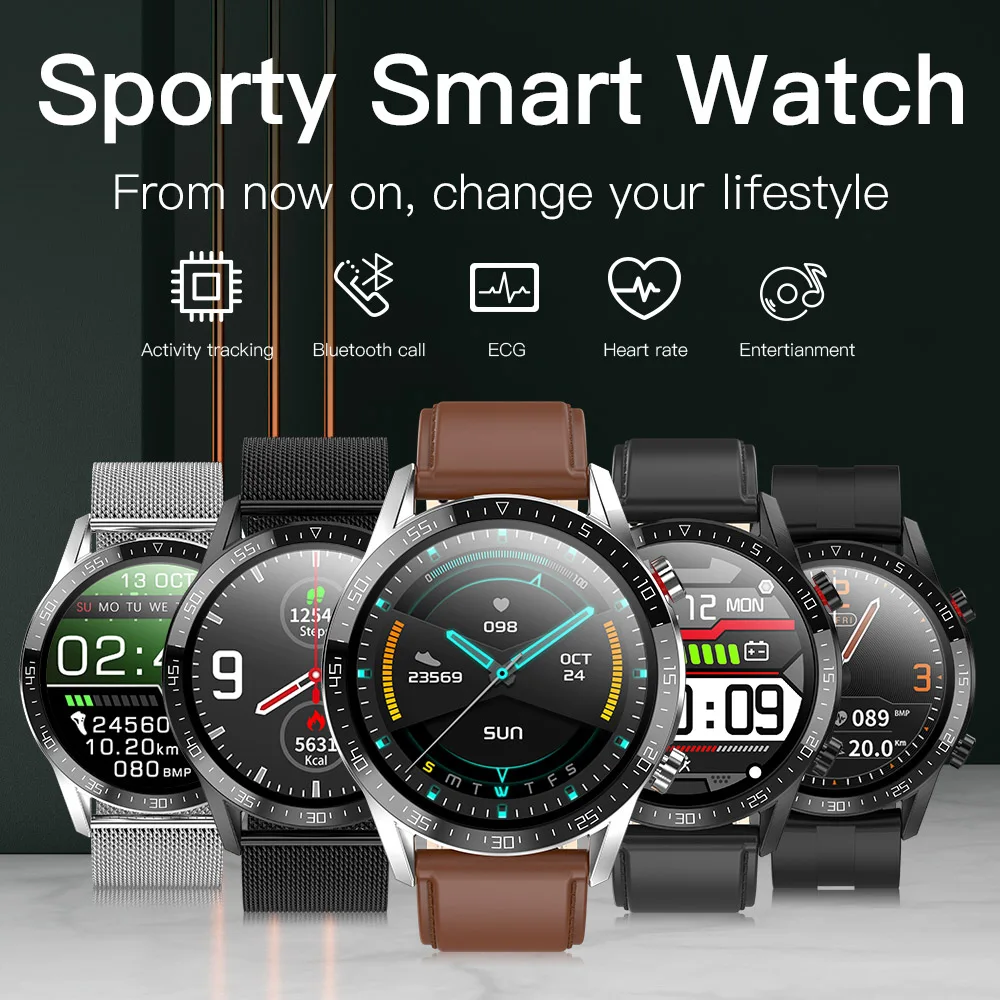 2020 L13 Bluetooth Klic Pametno Gledati Moških Več Klicanje Ip68 Vodotesen Polni, Zaslon na Dotik, Šport Smartwatch Za Android IOS Telefon
