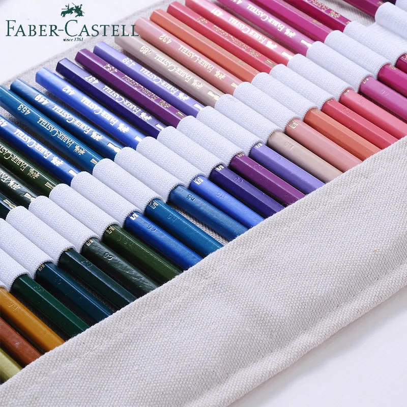 Faber Castell Barvni Svinčnik Vrečko Platno 50 Colores Skica Svinčnik Torbica