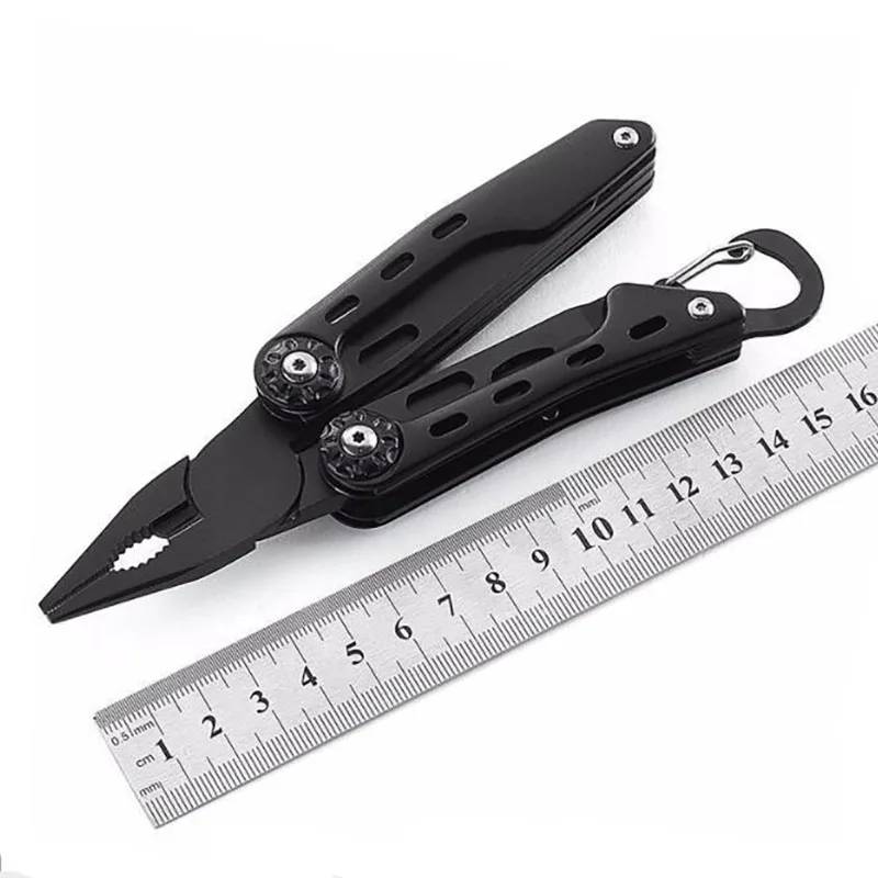 Večnamensko orodje, klešče folding nož za preživetje zunanji večnamenski žepni nož iz nerjavečega jekla, ribolov plier bit