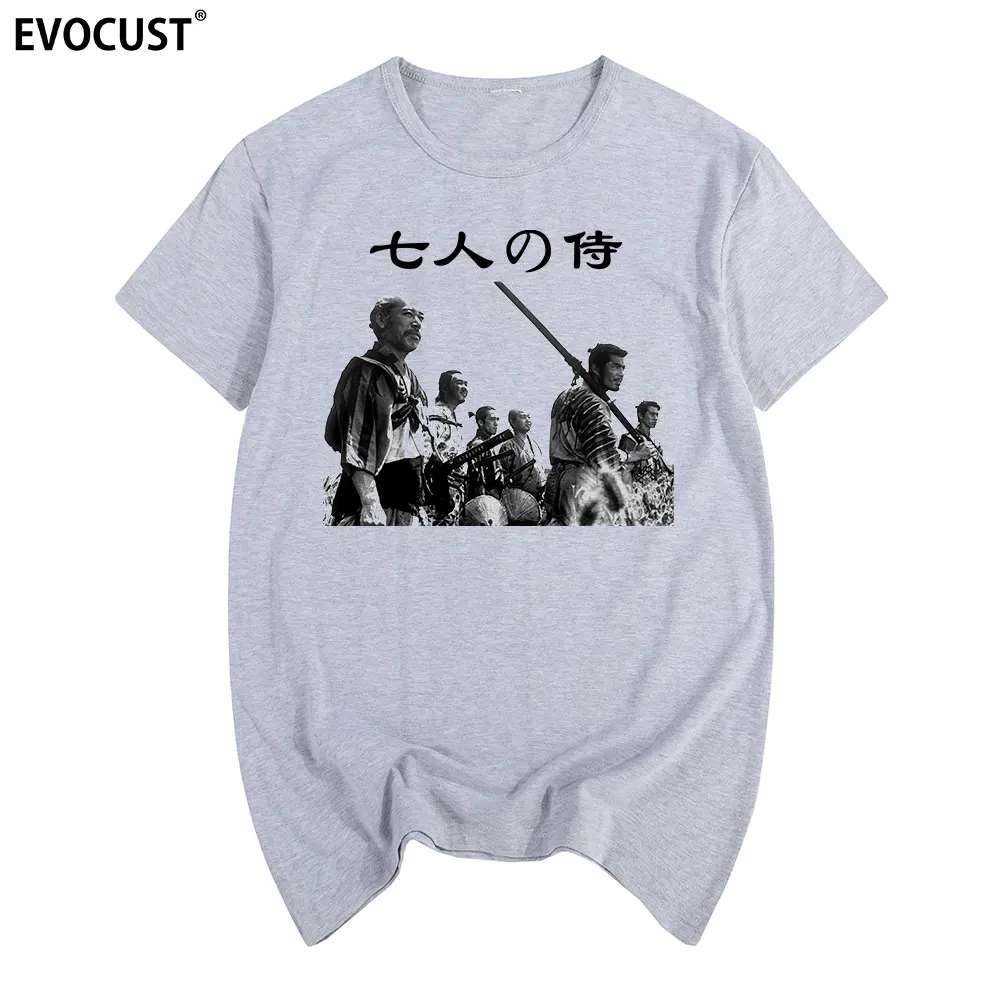 Sedem Samurajev Akira Kurosawa japonska japonska borilna veščina Vintage T-majica Bombaž Moški majica s kratkimi rokavi Novo TEE TSHIRT Ženske