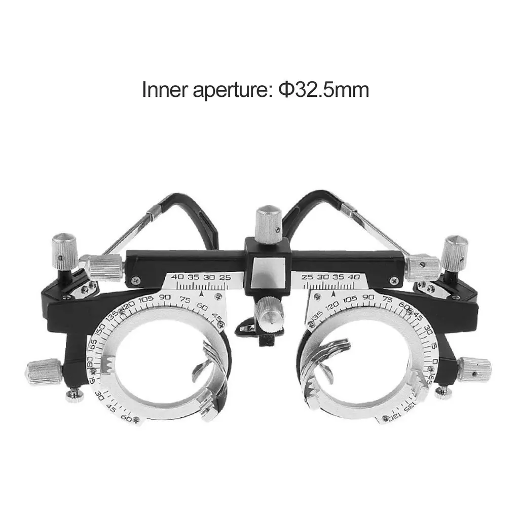 Nastavljiv Strokovno Očala Optometer Kovinski Okvir Optičnega Optičnih Optician Sojenja Objektiv Kovinski Okvir PD Očala Dodatki